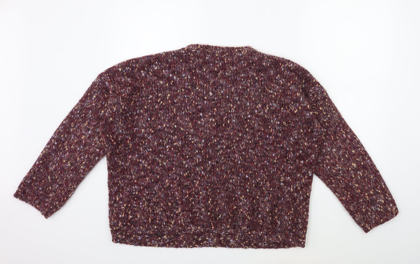 Marks and Spencer Womens Red  Knit Pullover Jumper Size 20