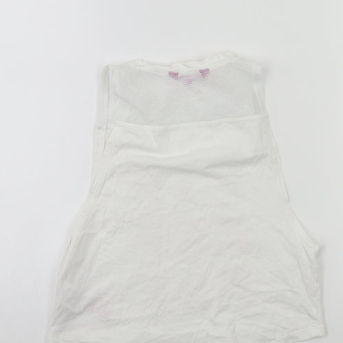 Pineapple Girls White   Basic Tank Size 5-6 Years