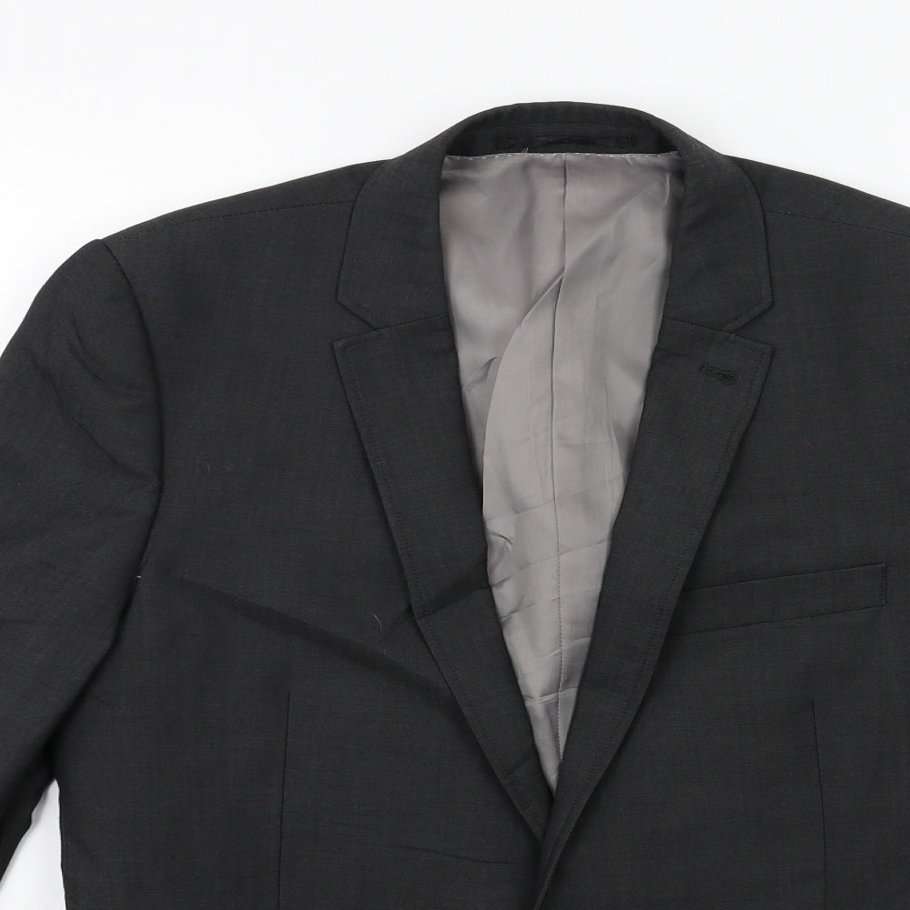 Topman Mens Grey   Jacket Blazer Size 38