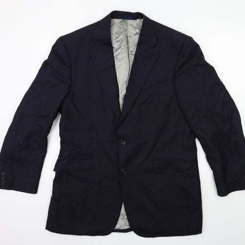 Aquascutum Mens Blue   Jacket Suit Jacket Size 42