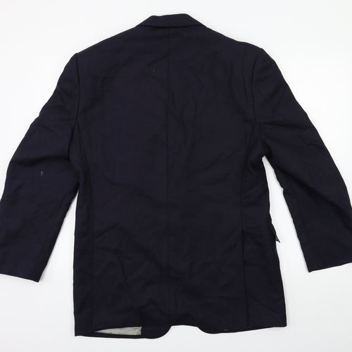 Aquascutum Mens Blue   Jacket Suit Jacket Size 42