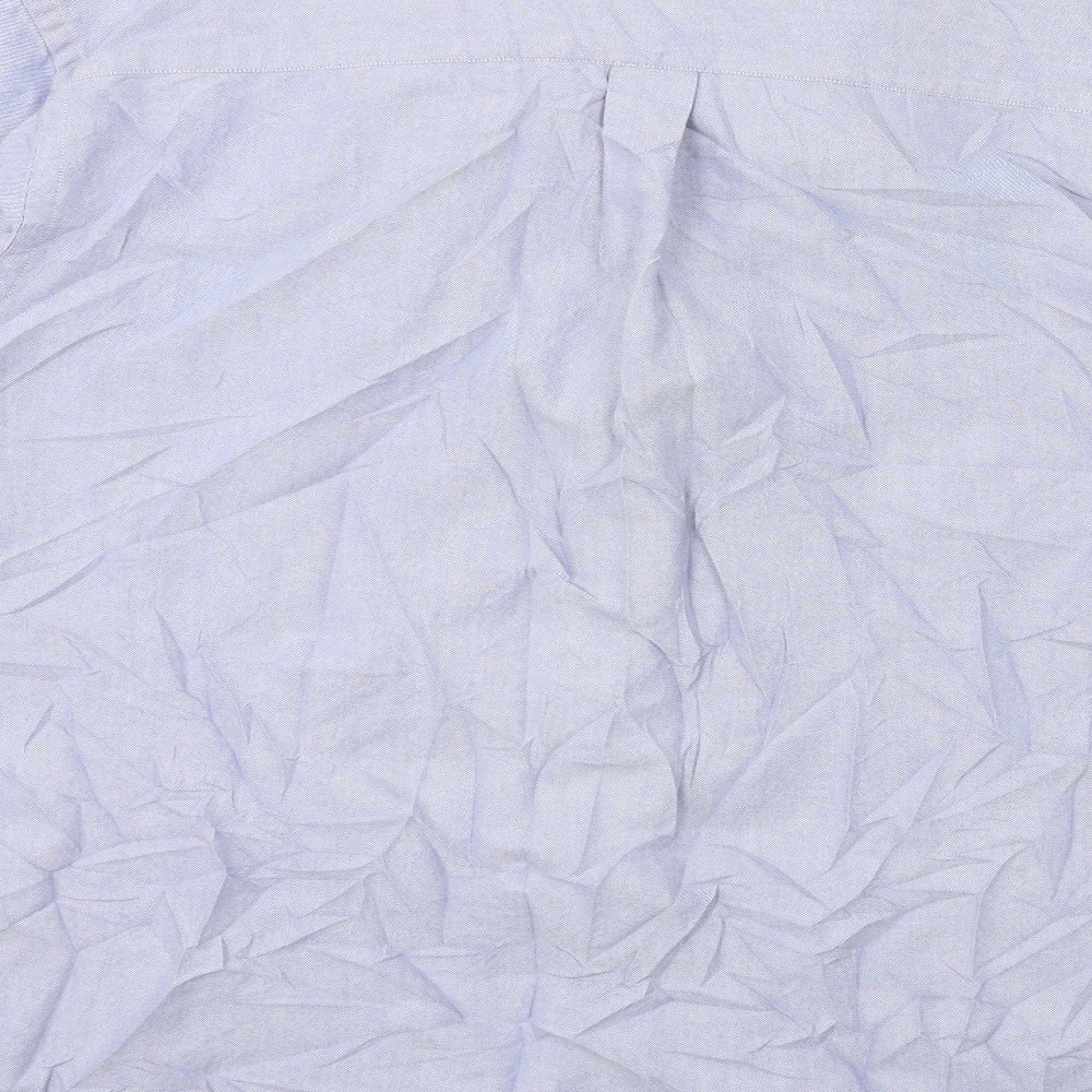 Atlantic Bay Mens Blue    Dress Shirt Size L