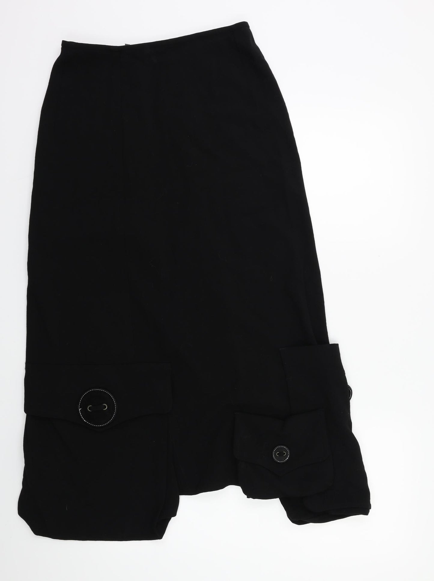 ISCHIKO Womens Black   Straight & Pencil Skirt Size 10