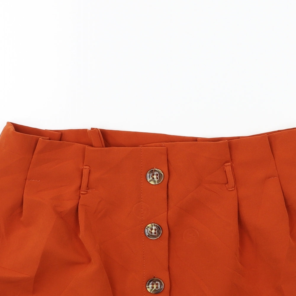 Primark Womens Orange   Mini Skirt Size 16