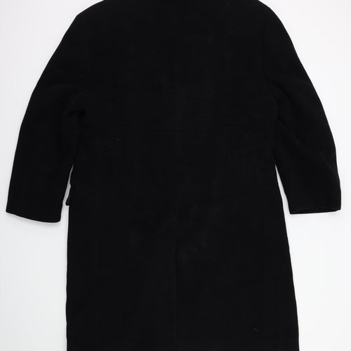 NEXT Mens Black   Overcoat Coat Size L