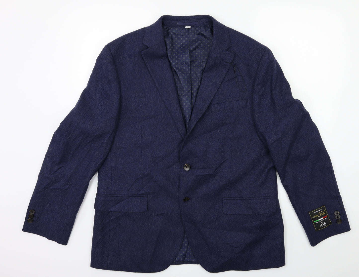 Marks and Spencer Mens Blue   Jacket Suit Jacket Size 42