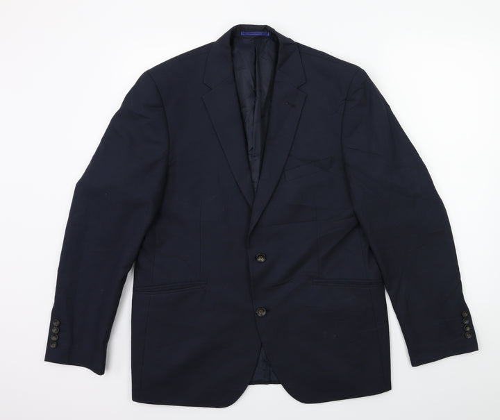 Marks and Spencer Mens Blue Jacket Suit Jacket Size 42
