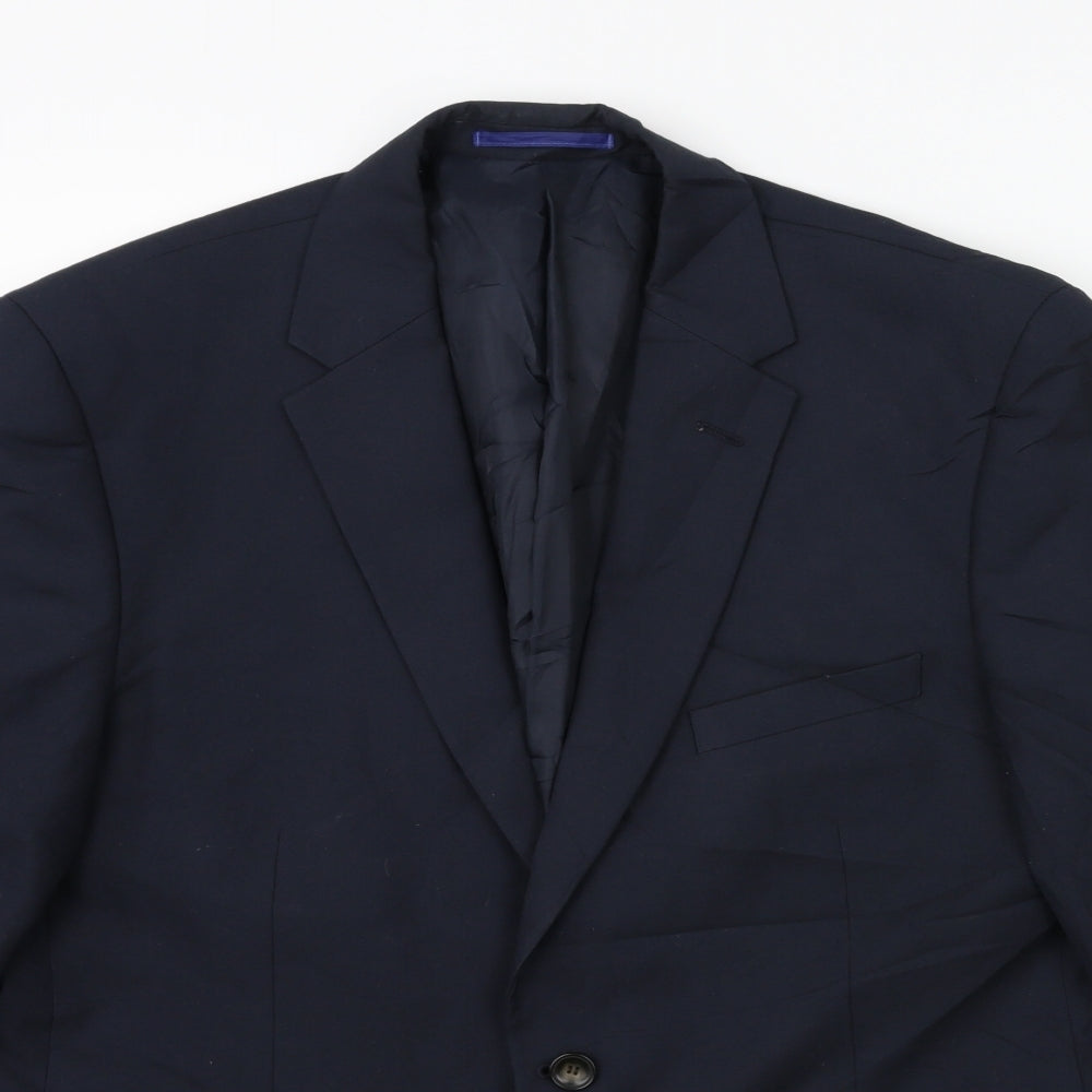 Marks and Spencer Mens Blue   Jacket Suit Jacket Size 42