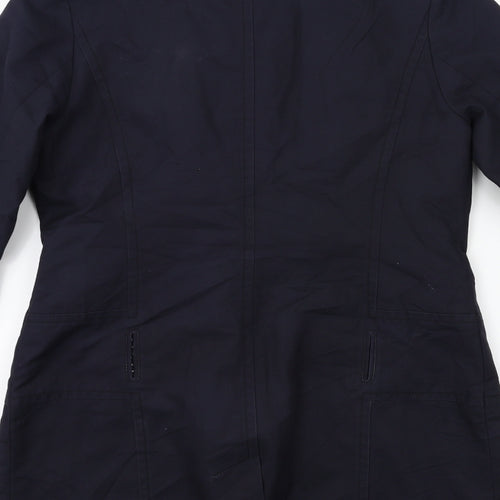 Ted Baker Womens Blue   Overcoat Coat Size M
