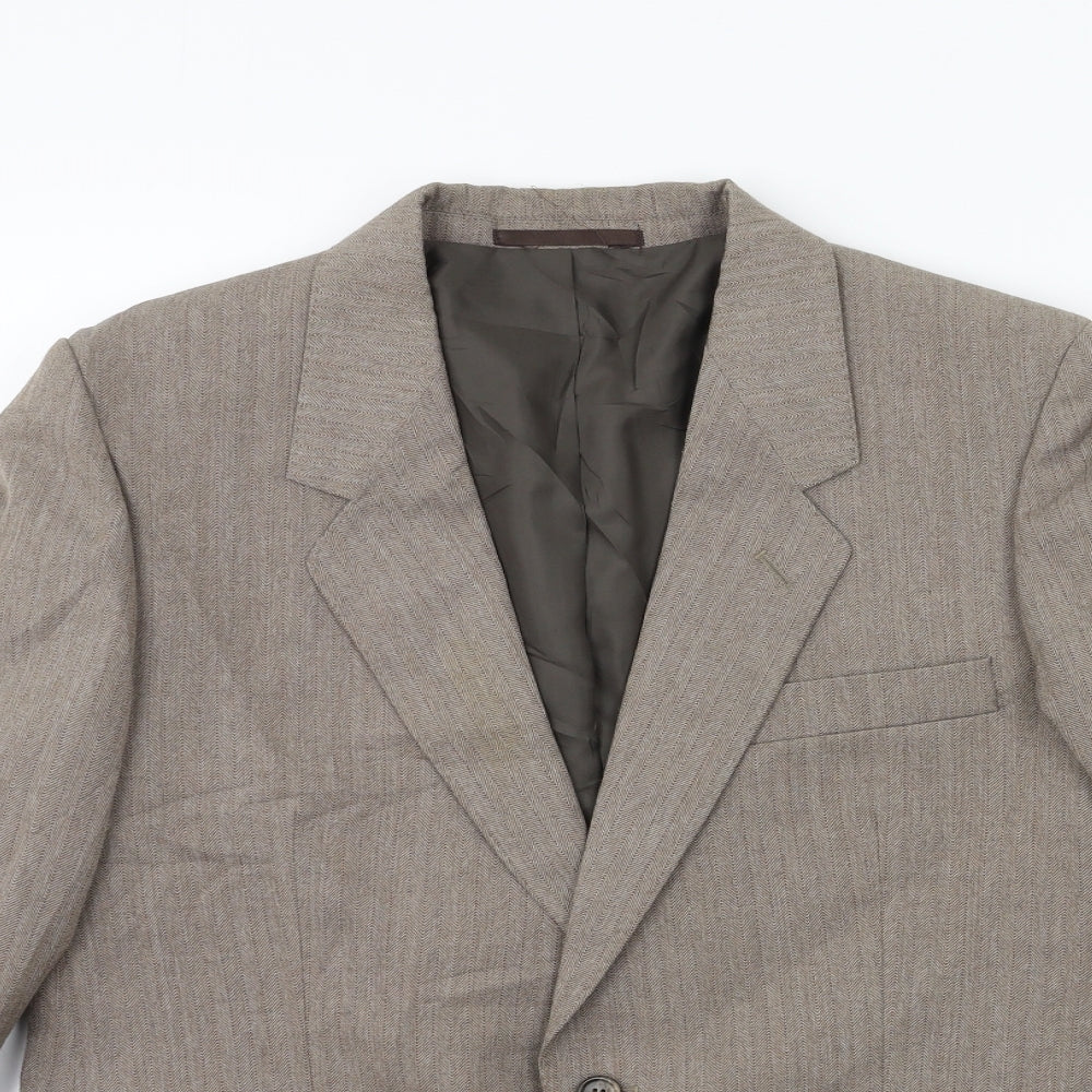 Debenhams Mens Beige   Jacket Suit Jacket Size 38
