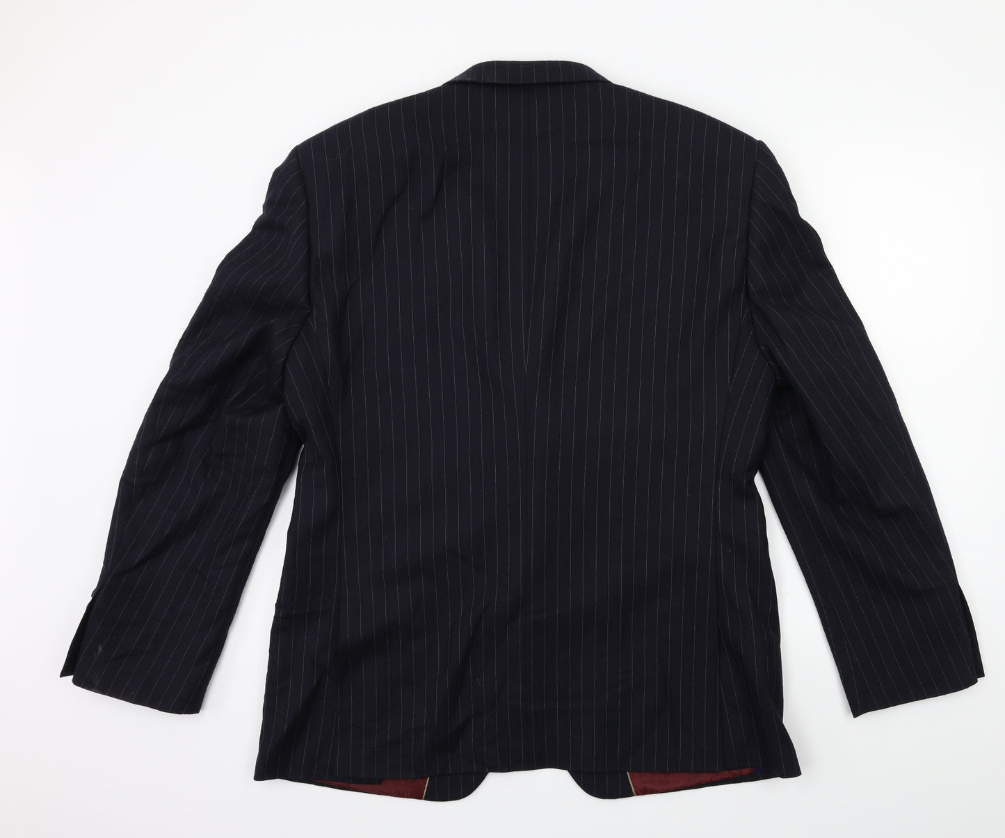 NEXT Mens Blue Striped  Jacket Suit Jacket Size 42