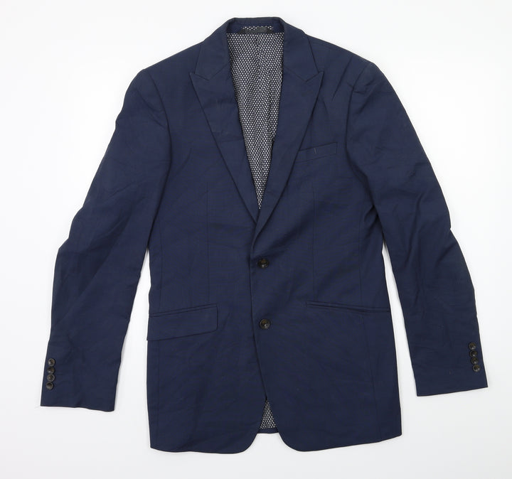 Marks and Spencer Mens Blue Jacket Suit Jacket Size 36