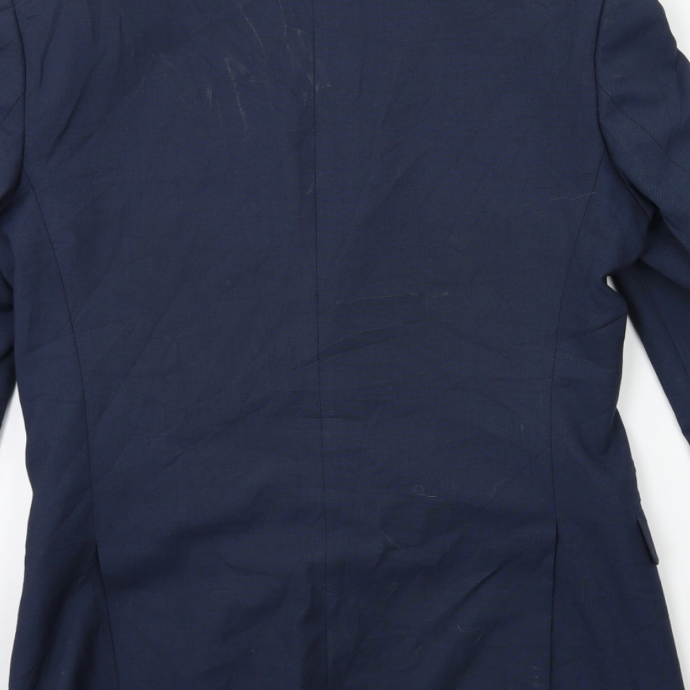 Marks and Spencer Mens Blue   Jacket Suit Jacket Size 36