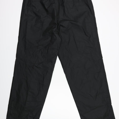 Dunlop Mens Black   Rain Trousers Trousers Size 2XL L33 in