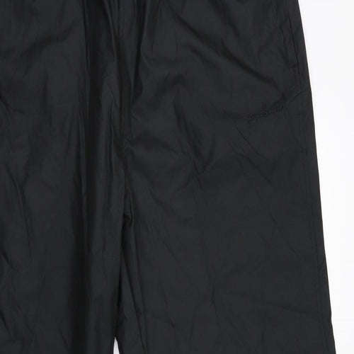 Dunlop Mens Black   Rain Trousers Trousers Size 2XL L33 in