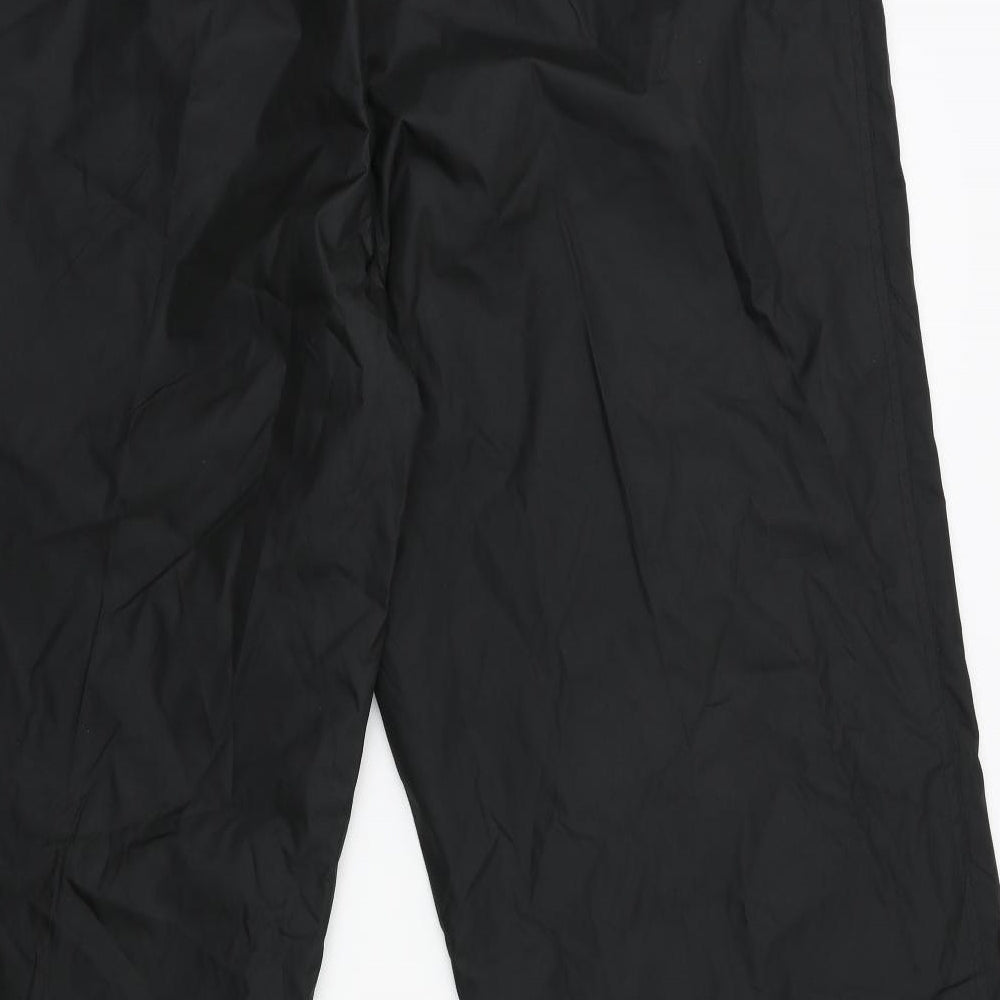Dunlop Mens Black   Rain Trousers Trousers Size 2XL L33 in
