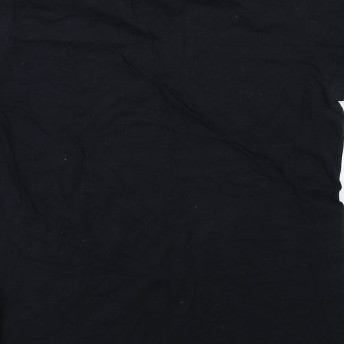 Gildan Womens Black   Basic T-Shirt Size S  - NO ROMANCE