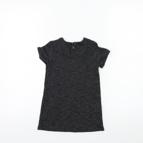 Primark Baby Black Floral  A-Line  Size 12-18 Months