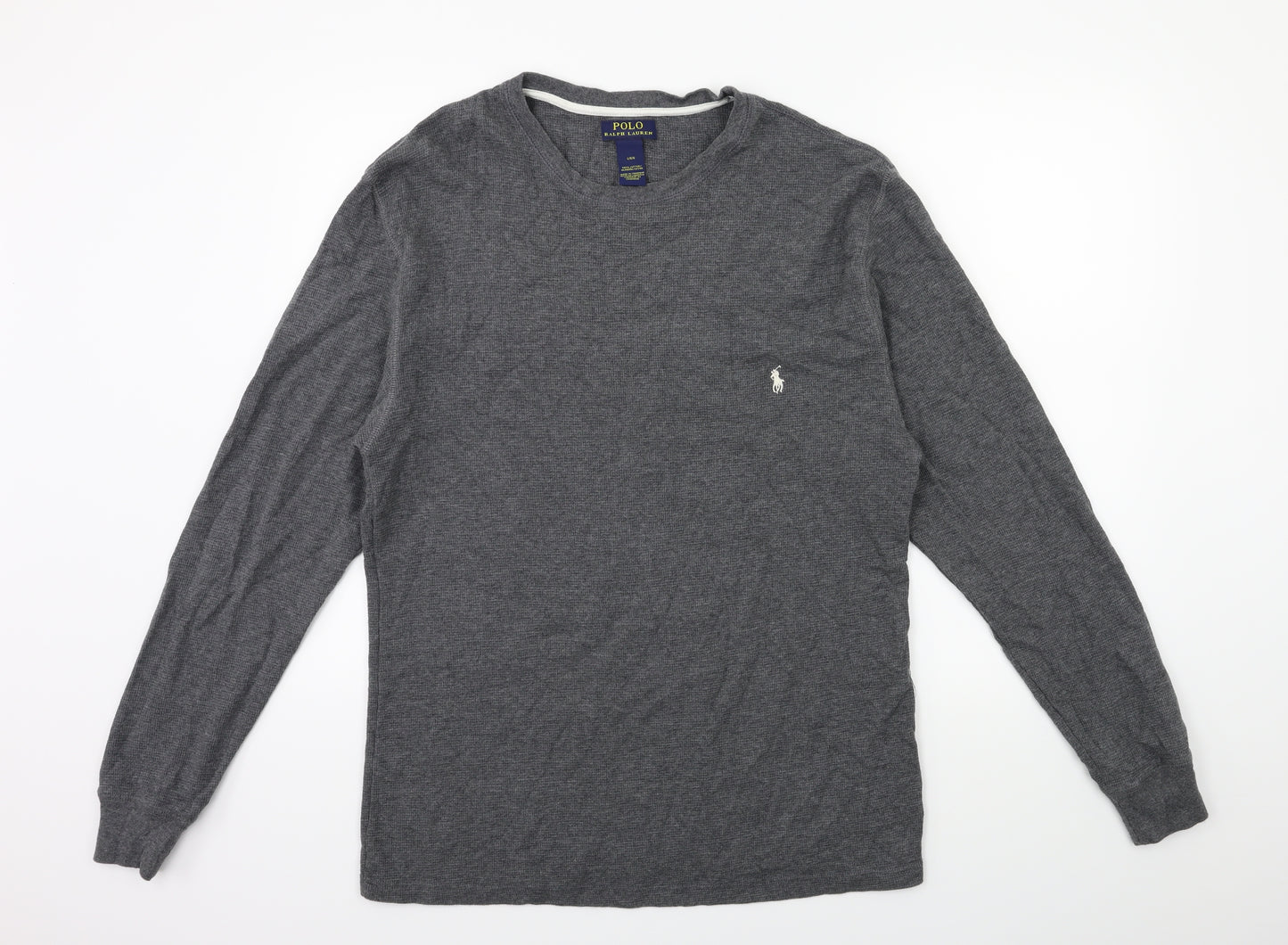 Ralph Lauren Mens Grey    T-Shirt Size L
