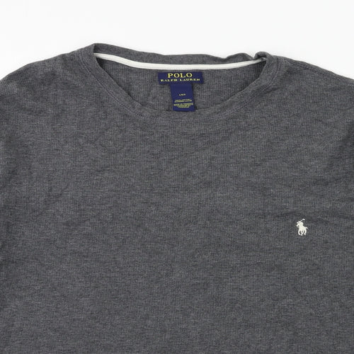 Ralph Lauren Mens Grey    T-Shirt Size L
