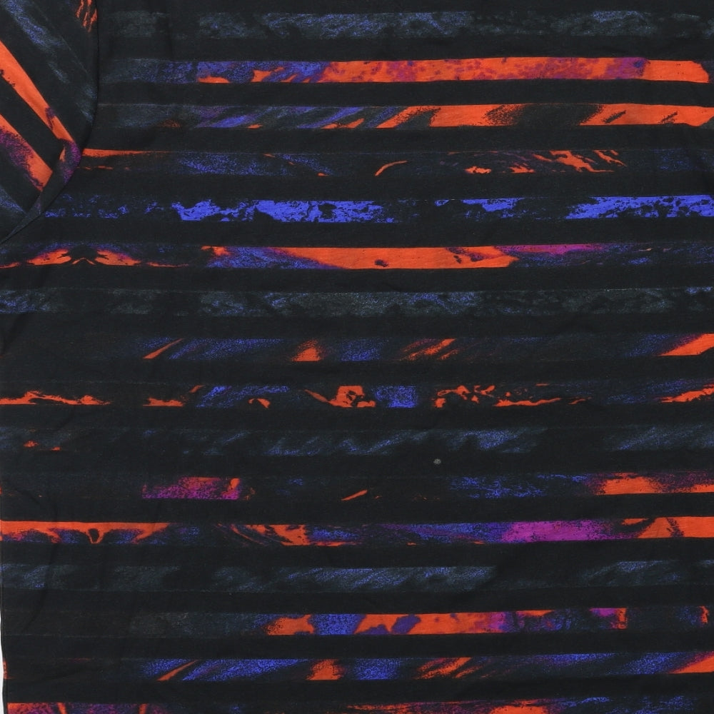 Nike Mens Black Striped   T-Shirt Size XL