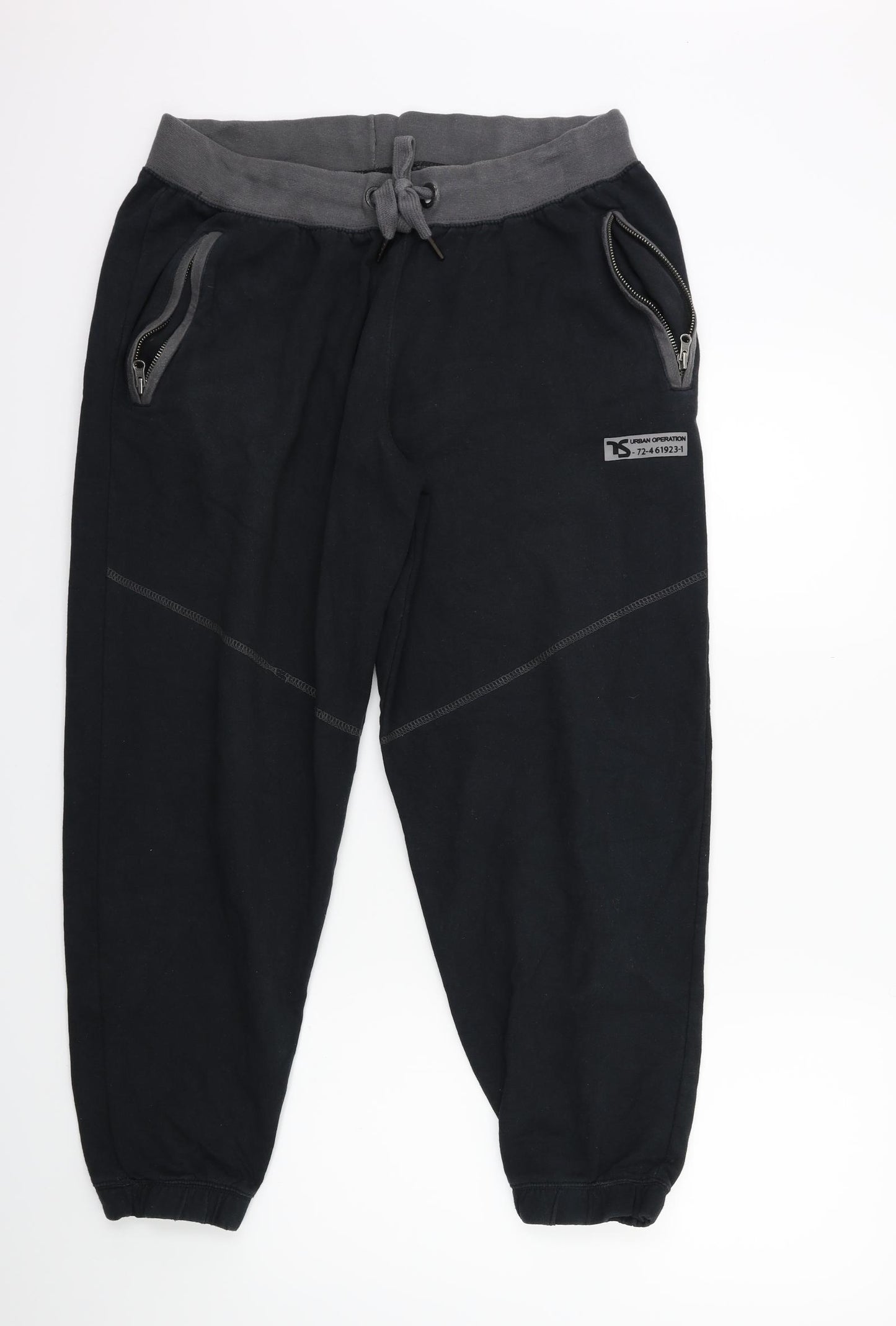 Twisted Soul Mens Black   Sweatpants Trousers Size XL L27 in