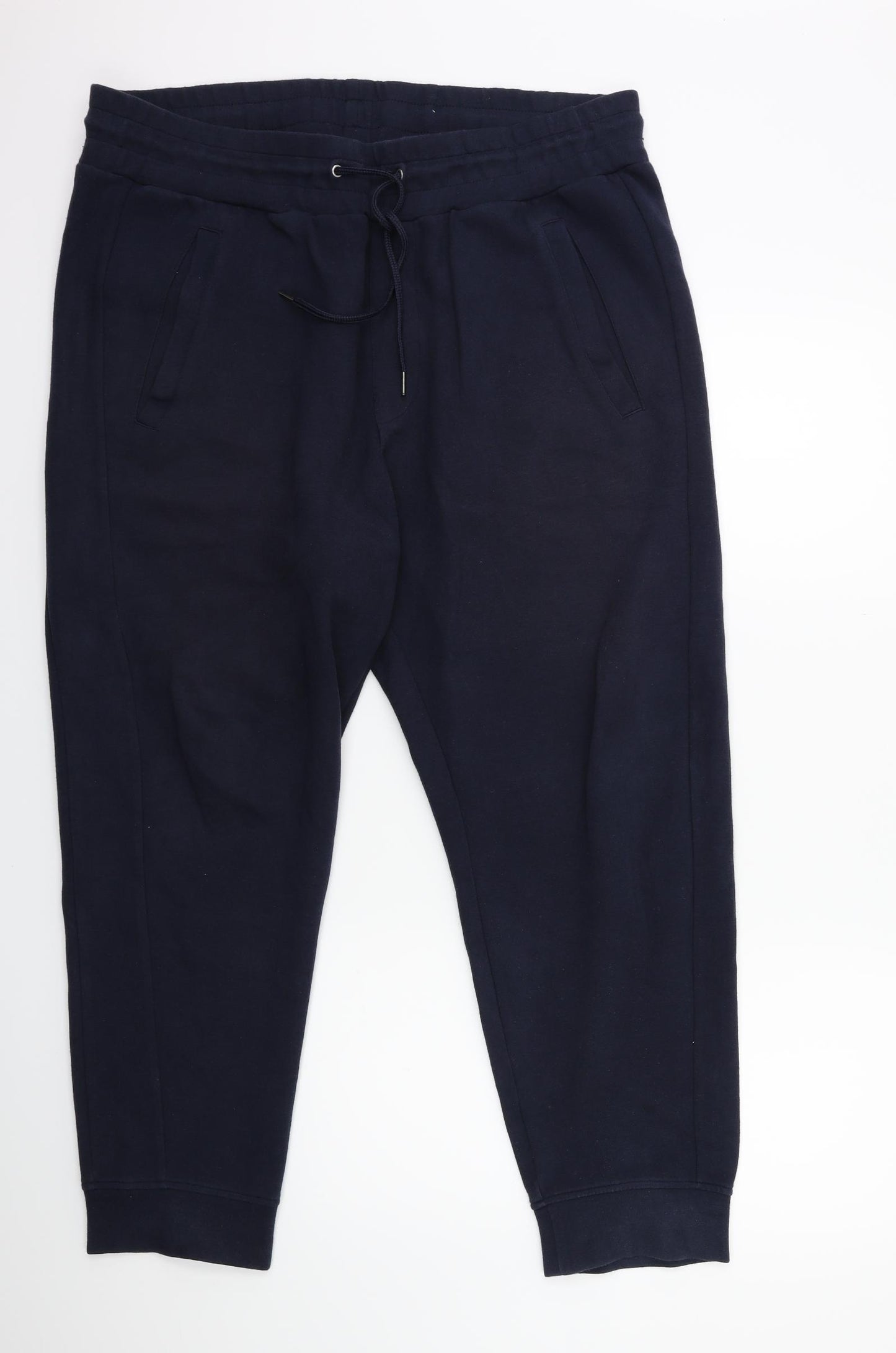 H&M Mens Blue   Sweatpants Trousers Size XL L27 in