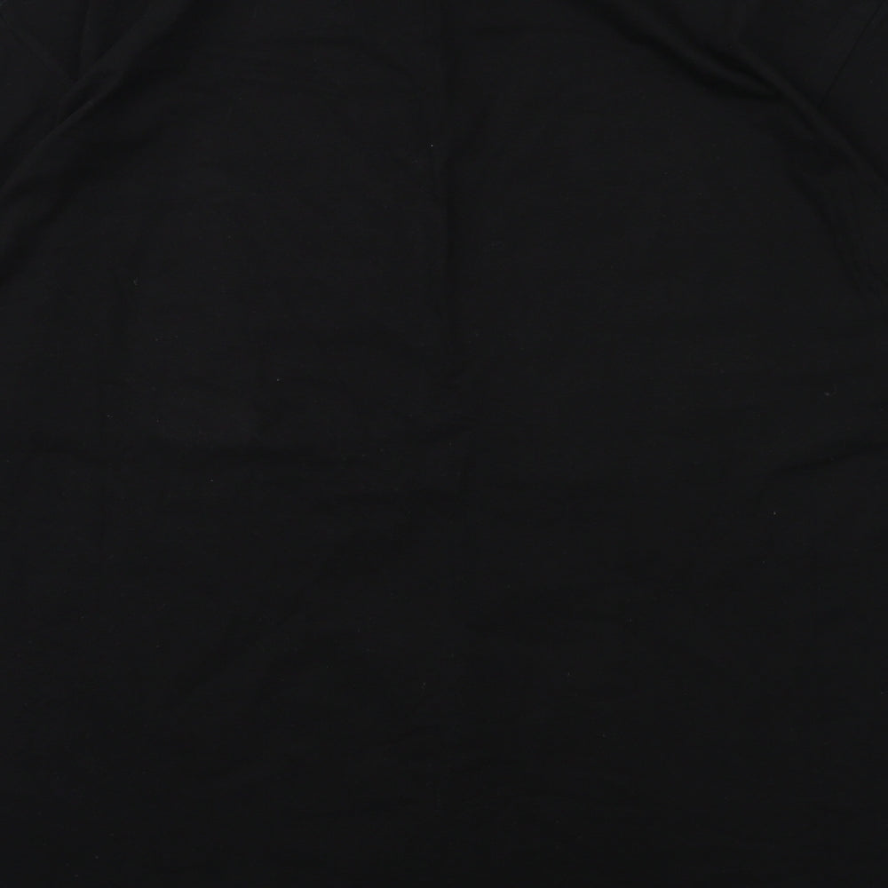 Preworn Mens Black    T-Shirt Size L