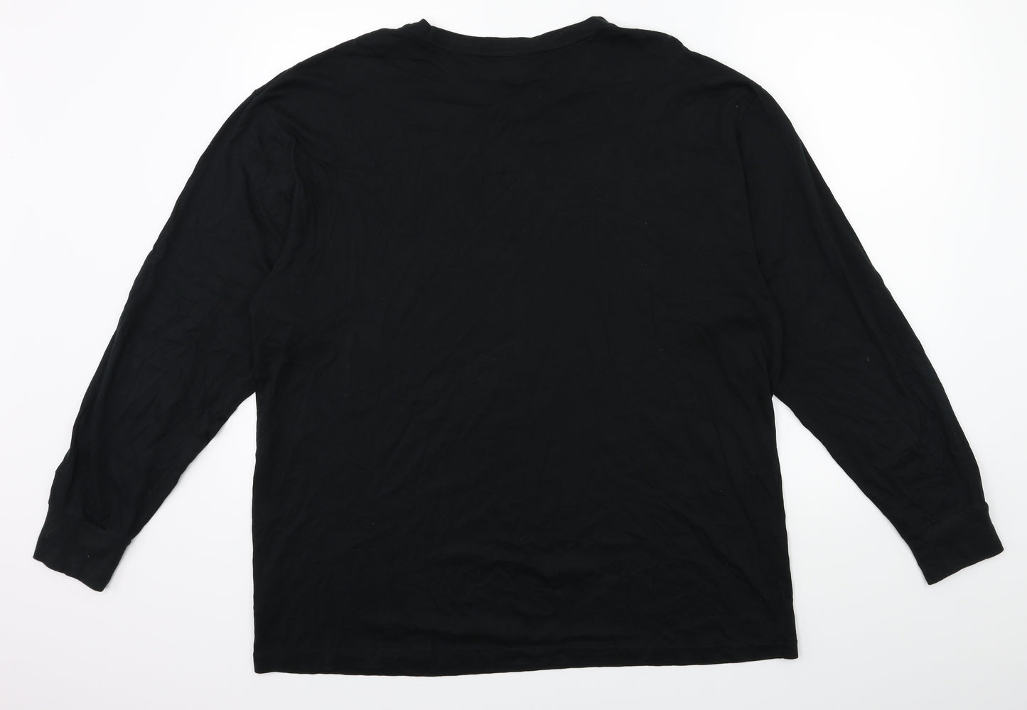 Ralph Lauren Mens Black    T-Shirt Size L