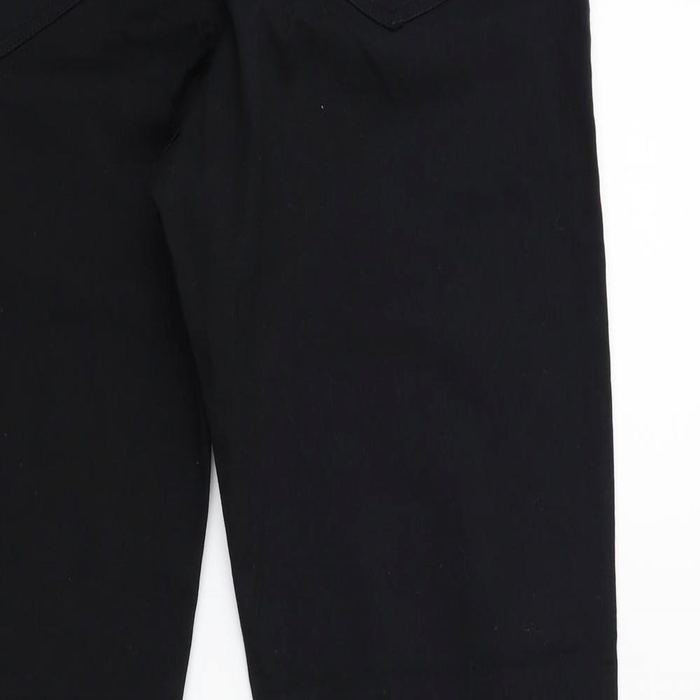 H&M Mens Black  Denim Straight Jeans Size 34 in L31 in