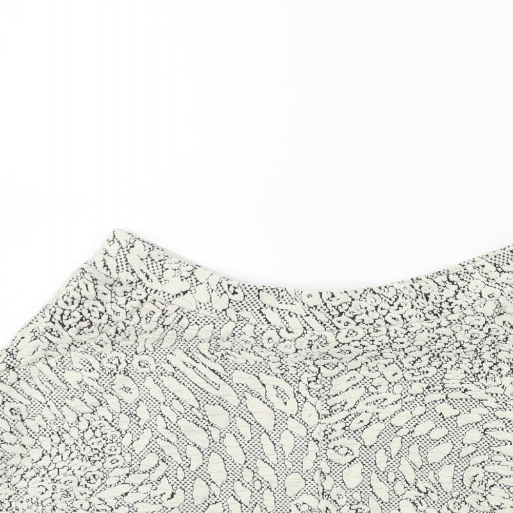 Topshop Womens Beige   Flare Skirt Size 8