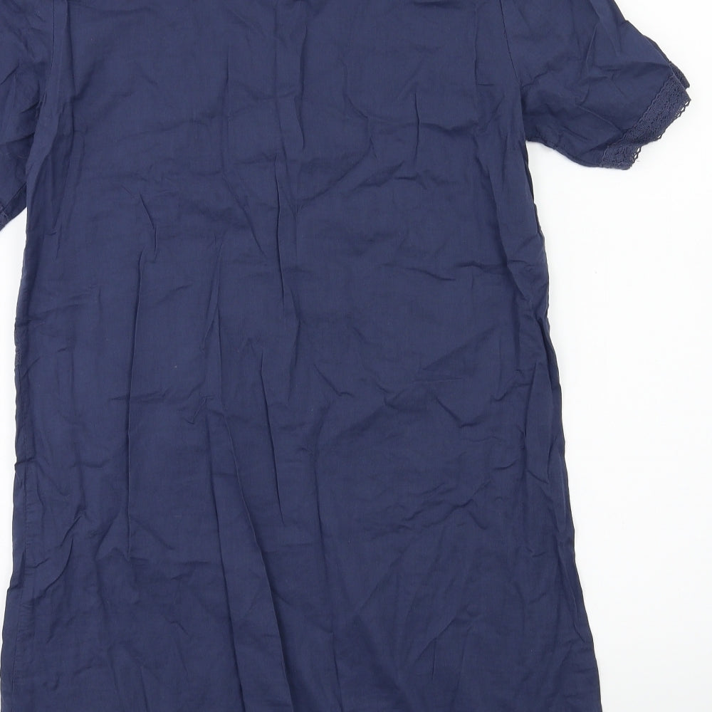 Fashion Union Womens Blue Floral  Shift  Size 10