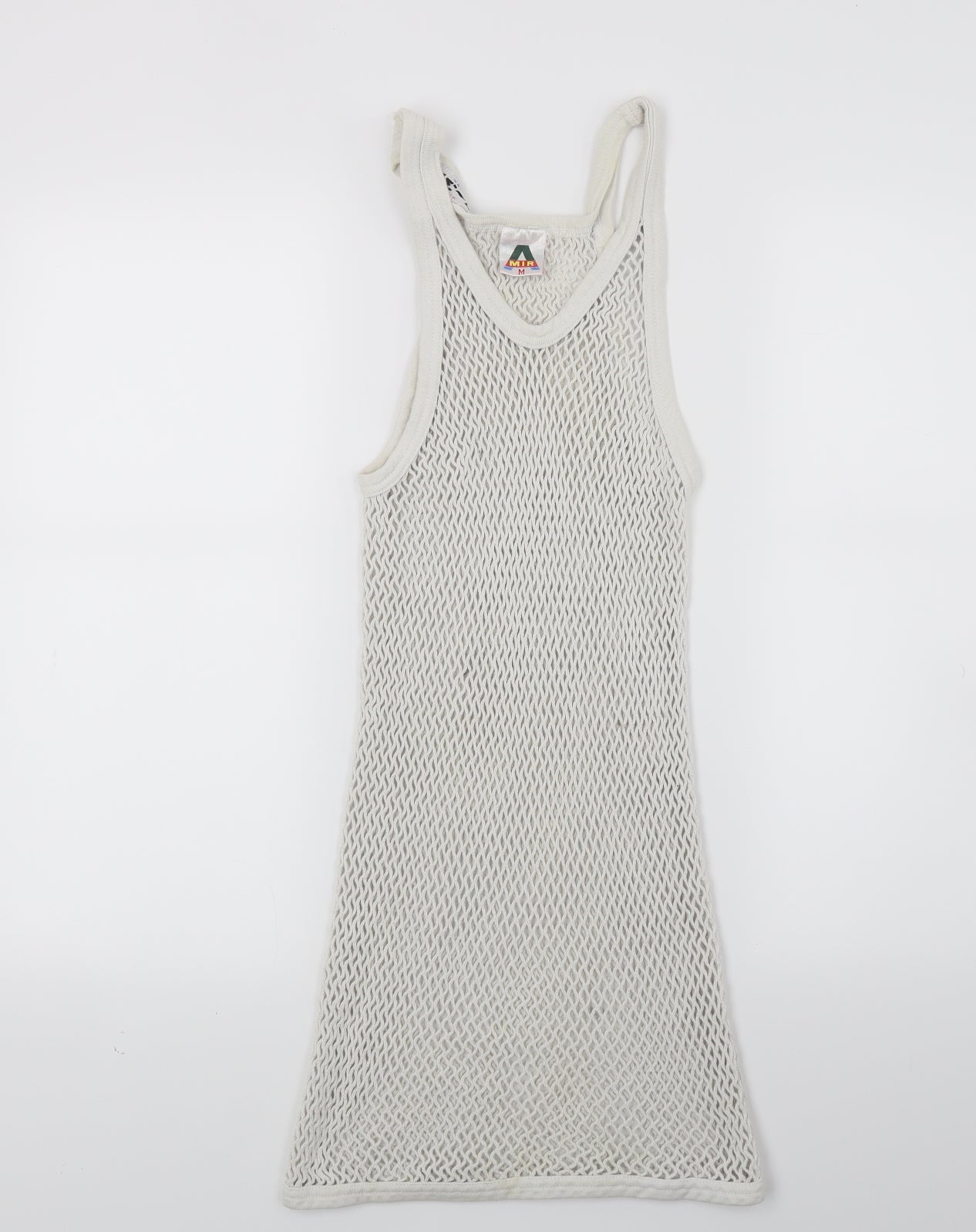 A Mir Womens White   Slip Dress  Size M  - String vest