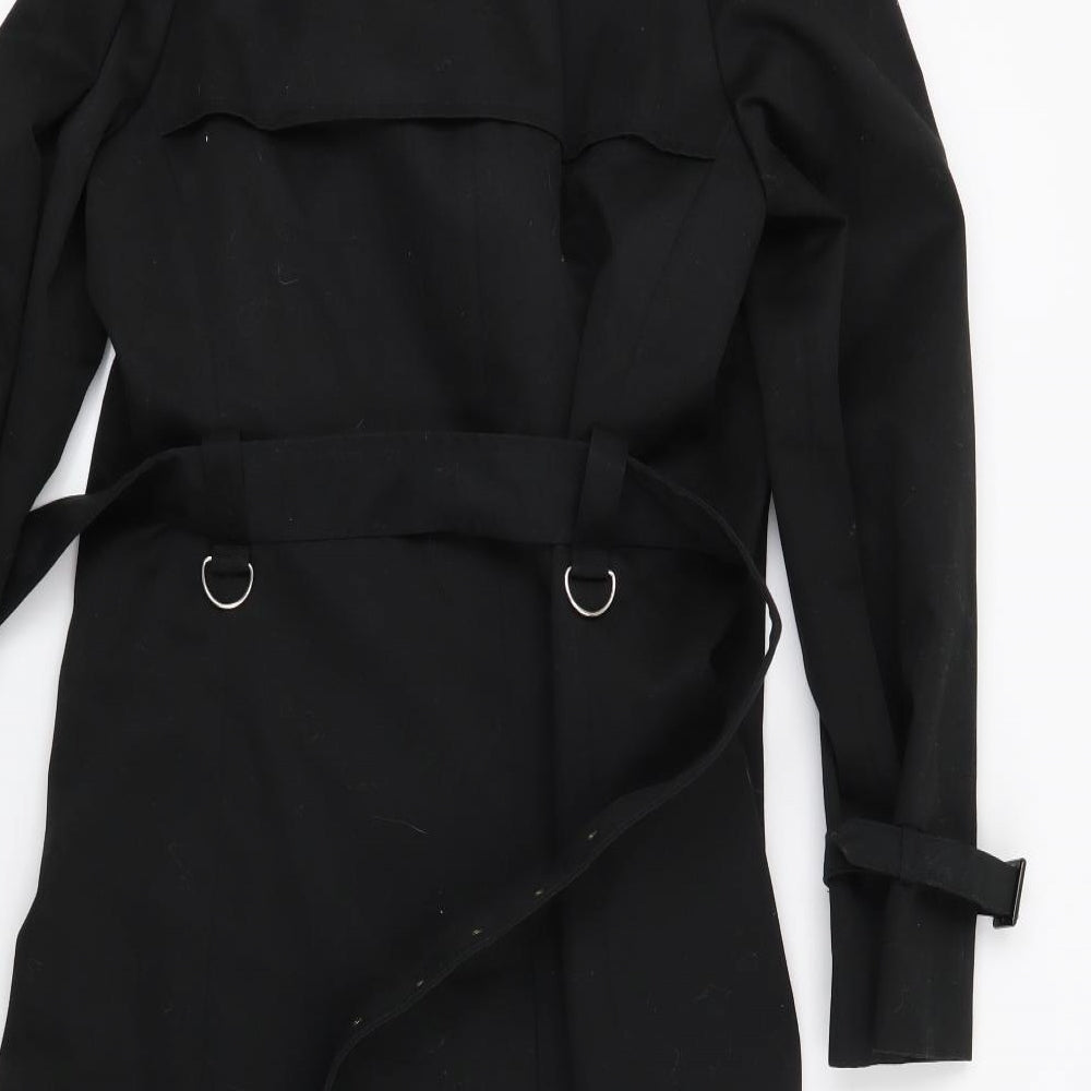 Dannimac Womens Black   Overcoat Coat Size S