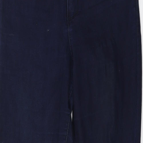 Primark Womens Black  Denim Skinny Jeans Size 14 L27 in