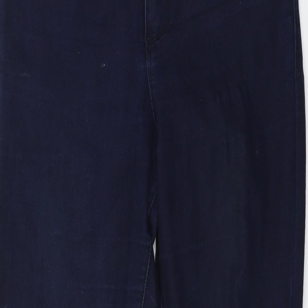 Primark Womens Black  Denim Skinny Jeans Size 14 L27 in