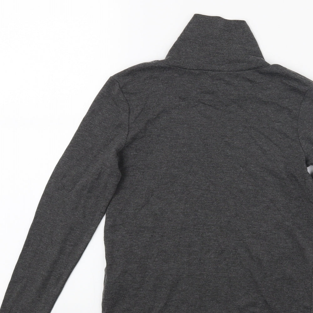 H&M Girls Grey   Pullover Jumper Size 7-8 Years