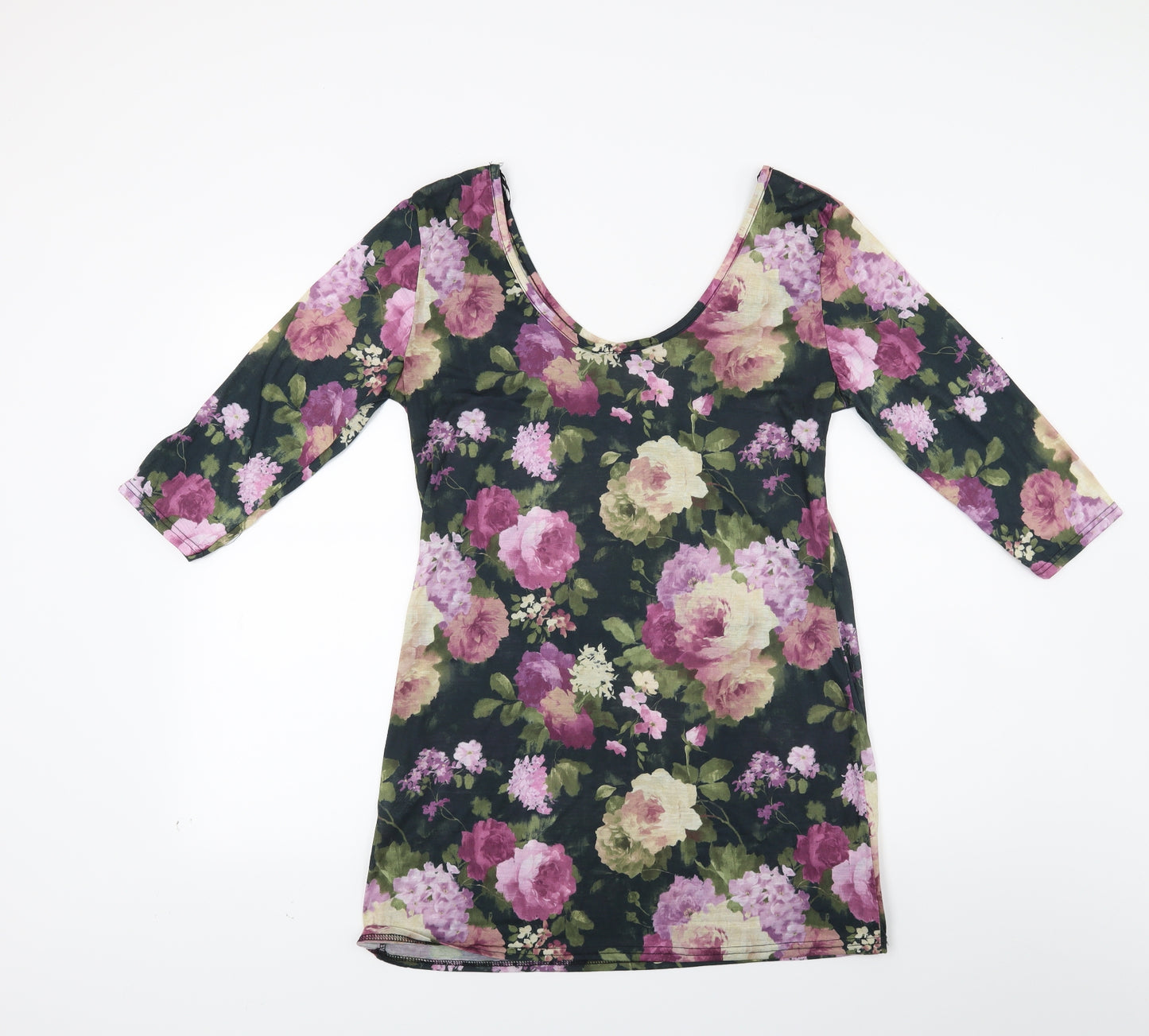 Papaya Womens Multicoloured Floral  Tunic T-Shirt Size 16