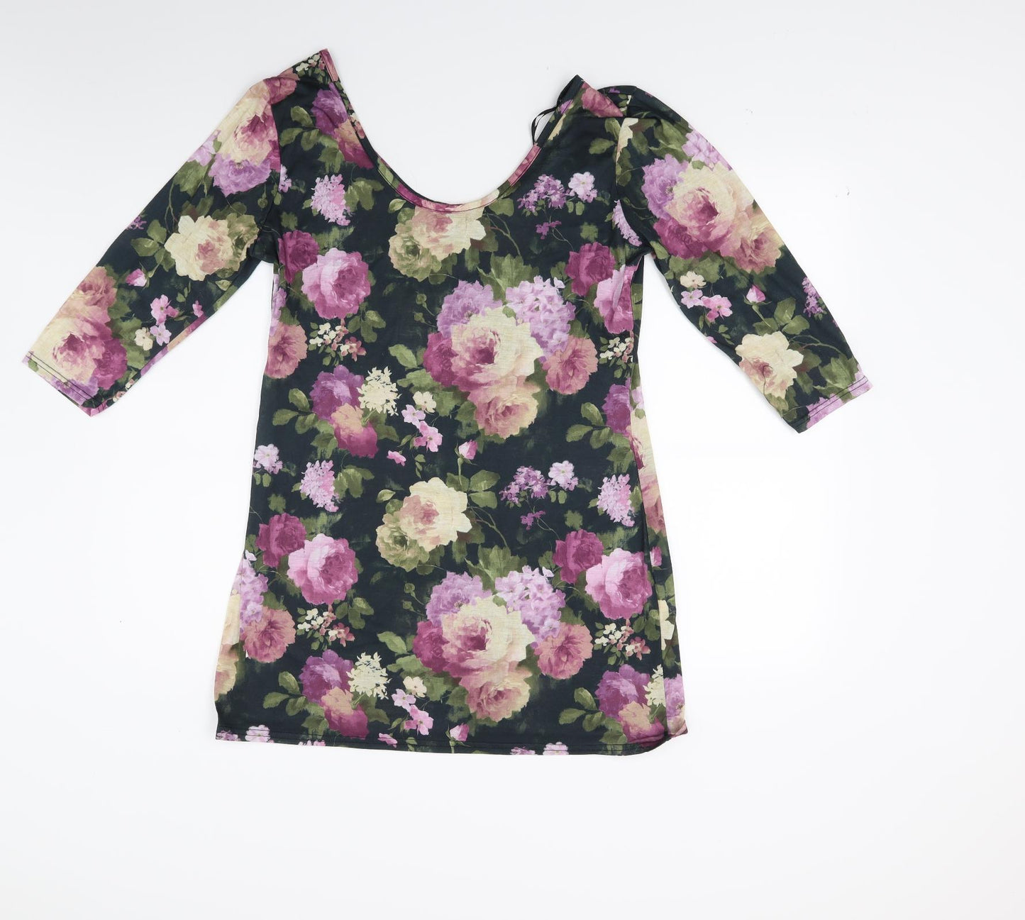 Papaya Womens Multicoloured Floral  Tunic T-Shirt Size 16