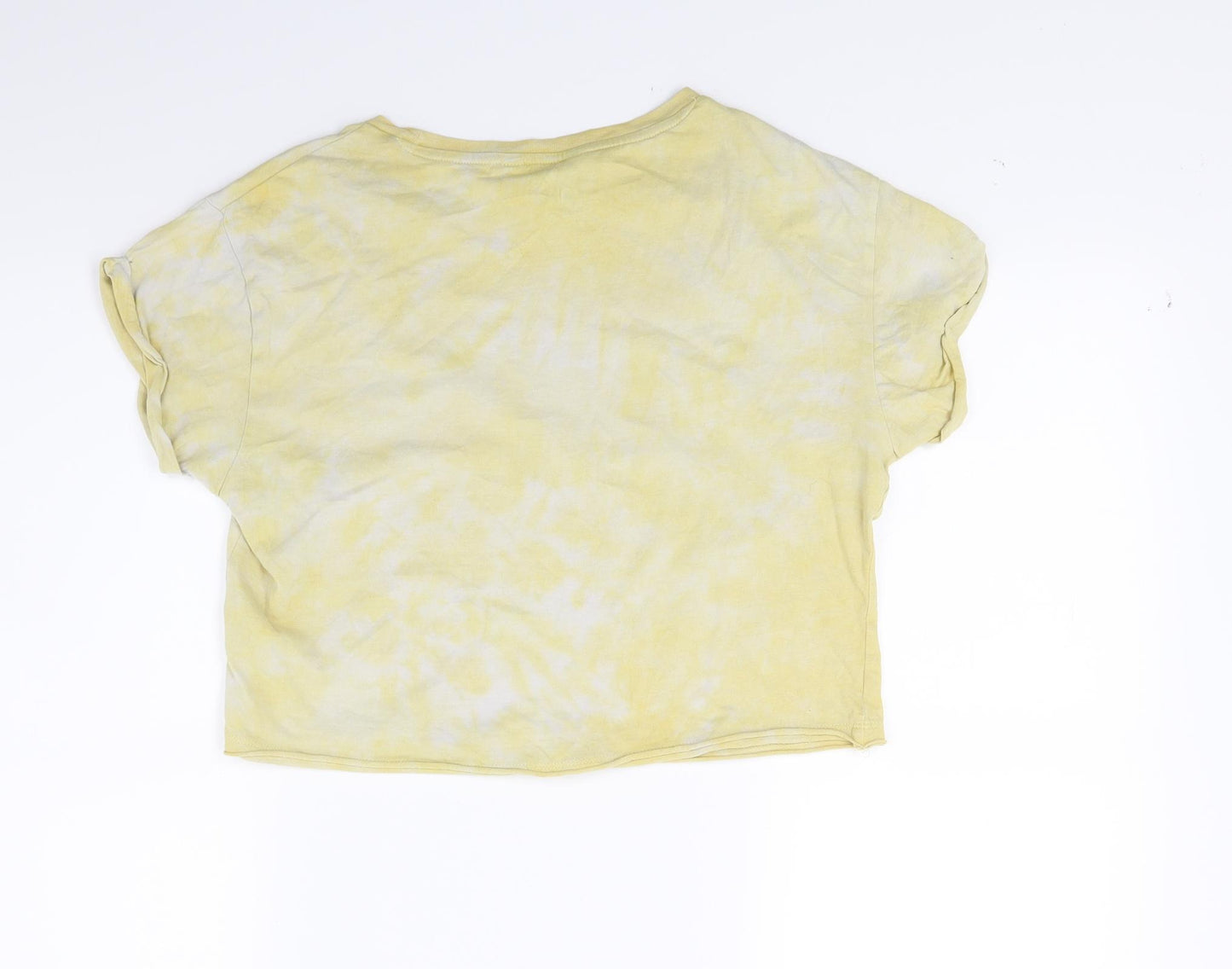 New Look Girls Yellow   Basic T-Shirt Size 13 Years  - Love