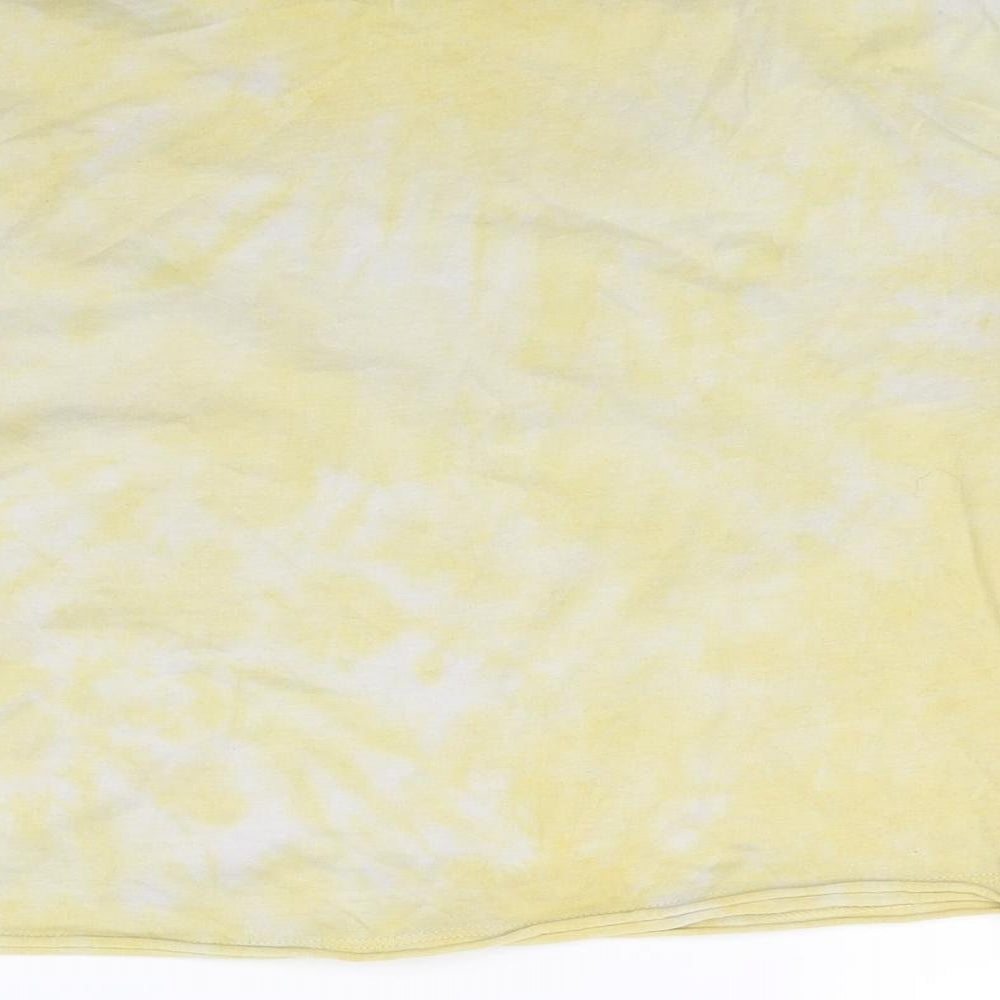 New Look Girls Yellow   Basic T-Shirt Size 13 Years  - Love