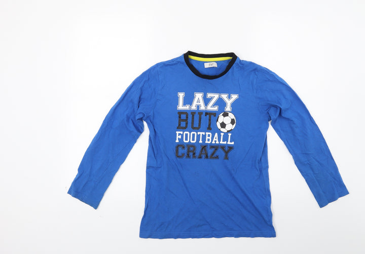 NEXT Boys Blue Pyjama Top Size 11-12 Years - Football