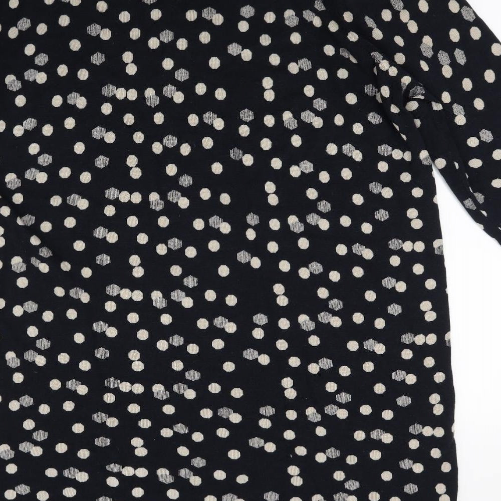 Marks and Spencer Womens Blue Polka Dot Knit Jumper Dress  Size 22