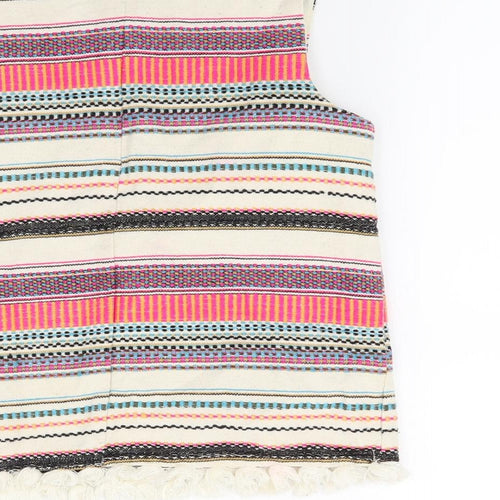 NEXT Girls Beige Striped  Tunic Tank Size 12 Years