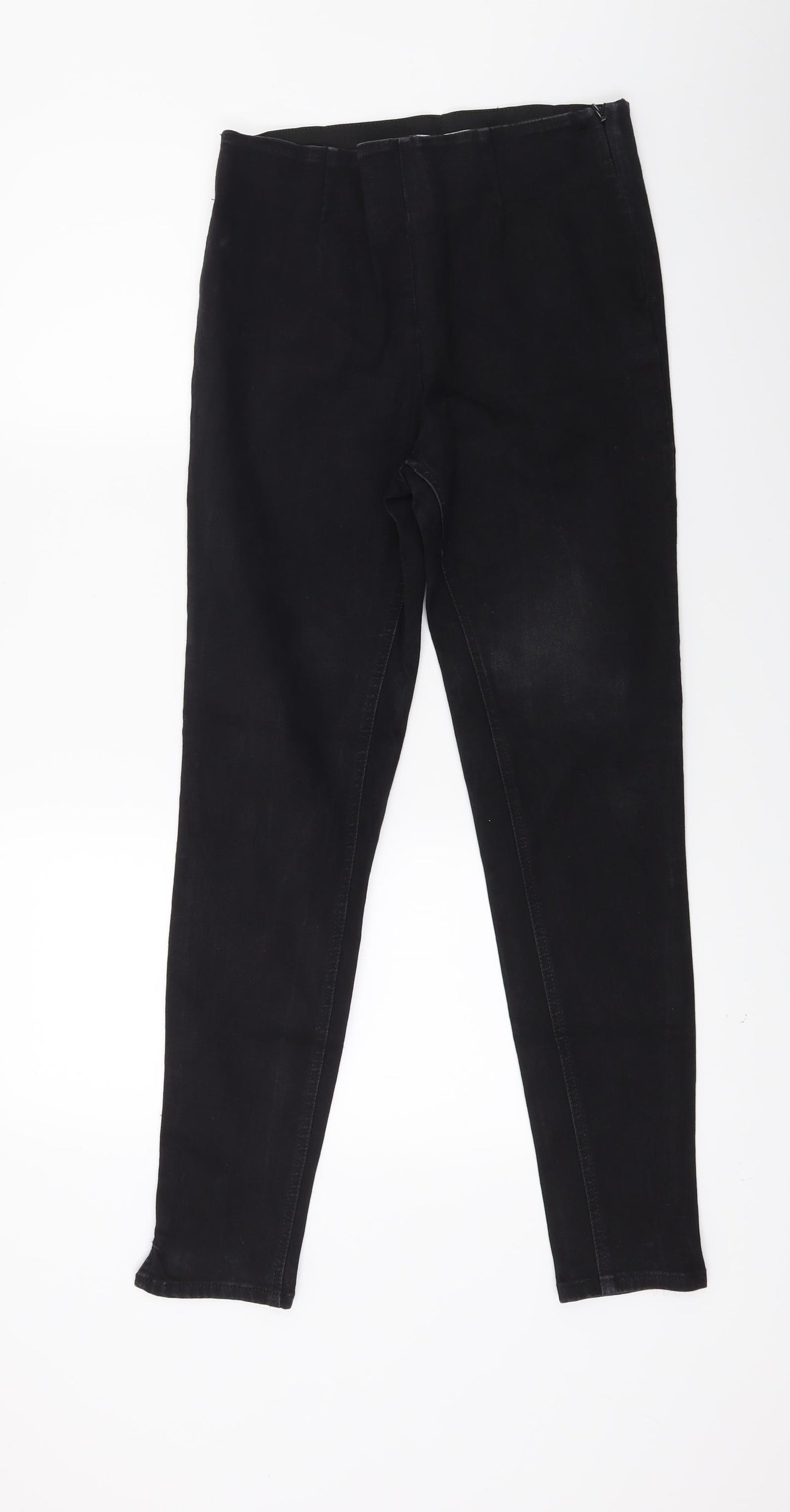 Preworn Womens Black  Denim Jegging Jeans Size 8 L26.5 in