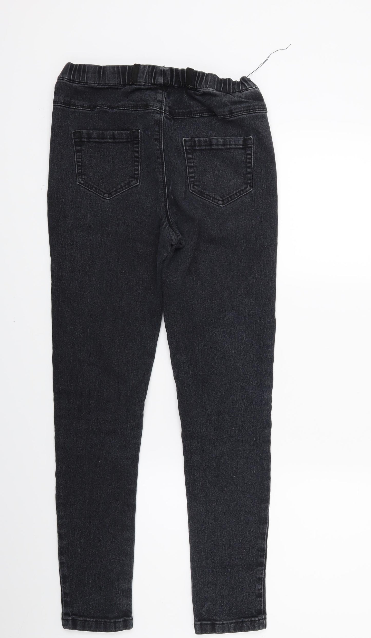 Denim 24/7 Womens Black  Denim Jegging Jeans Size 10 L25 in