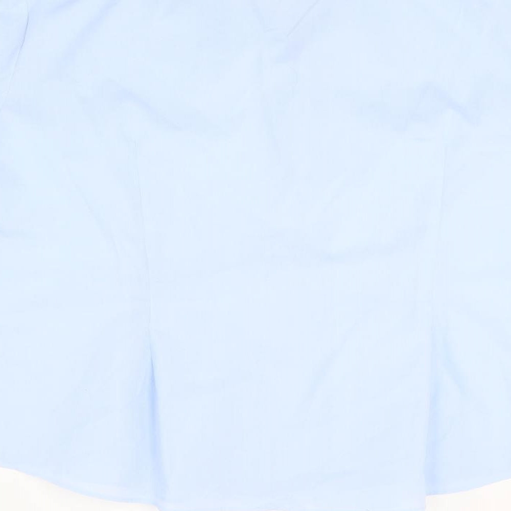 Marks and Spencer Womens Blue   Basic Button-Up Size 22