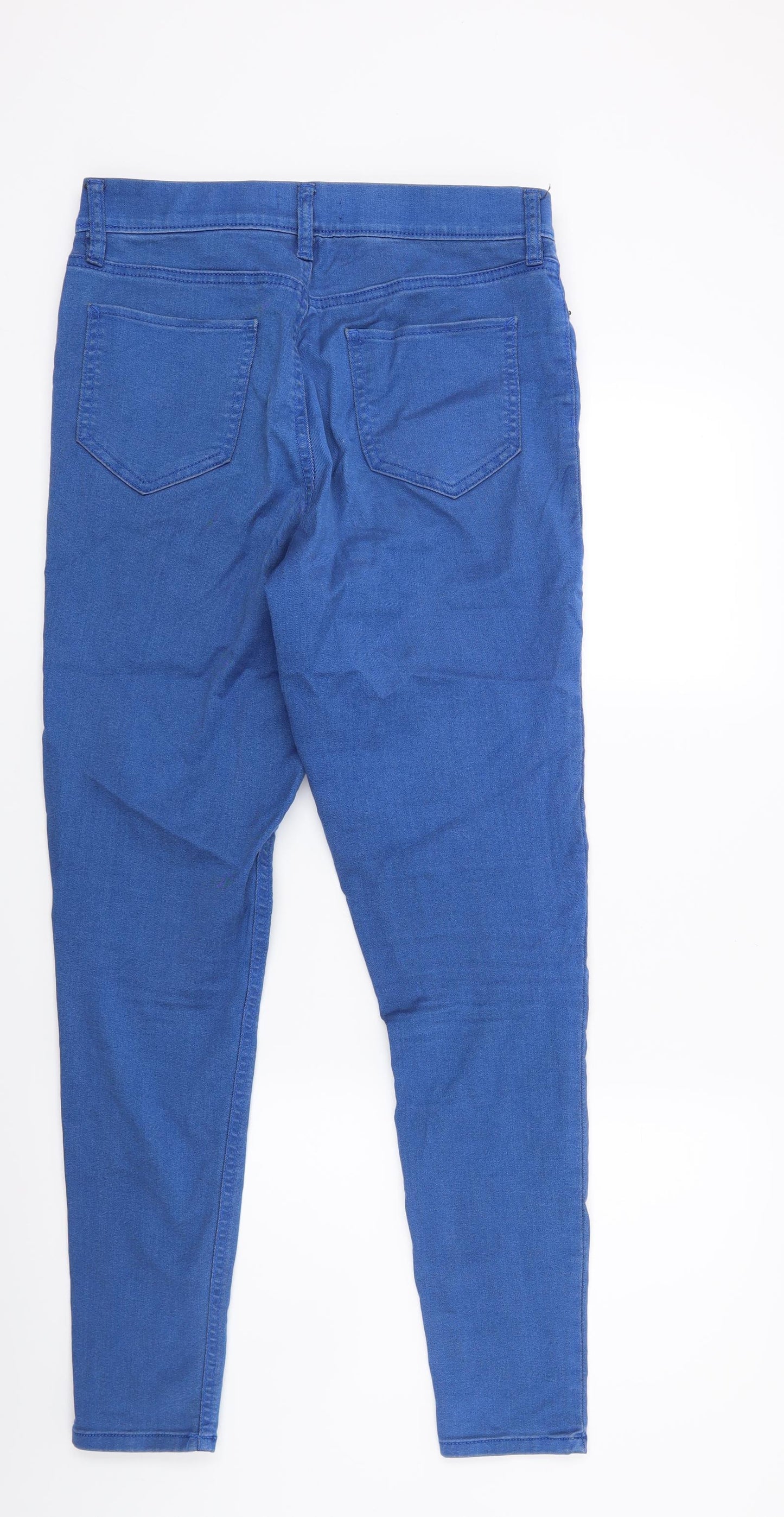 F&F Womens Blue  Denim Jegging Jeans Size 12 L27 in