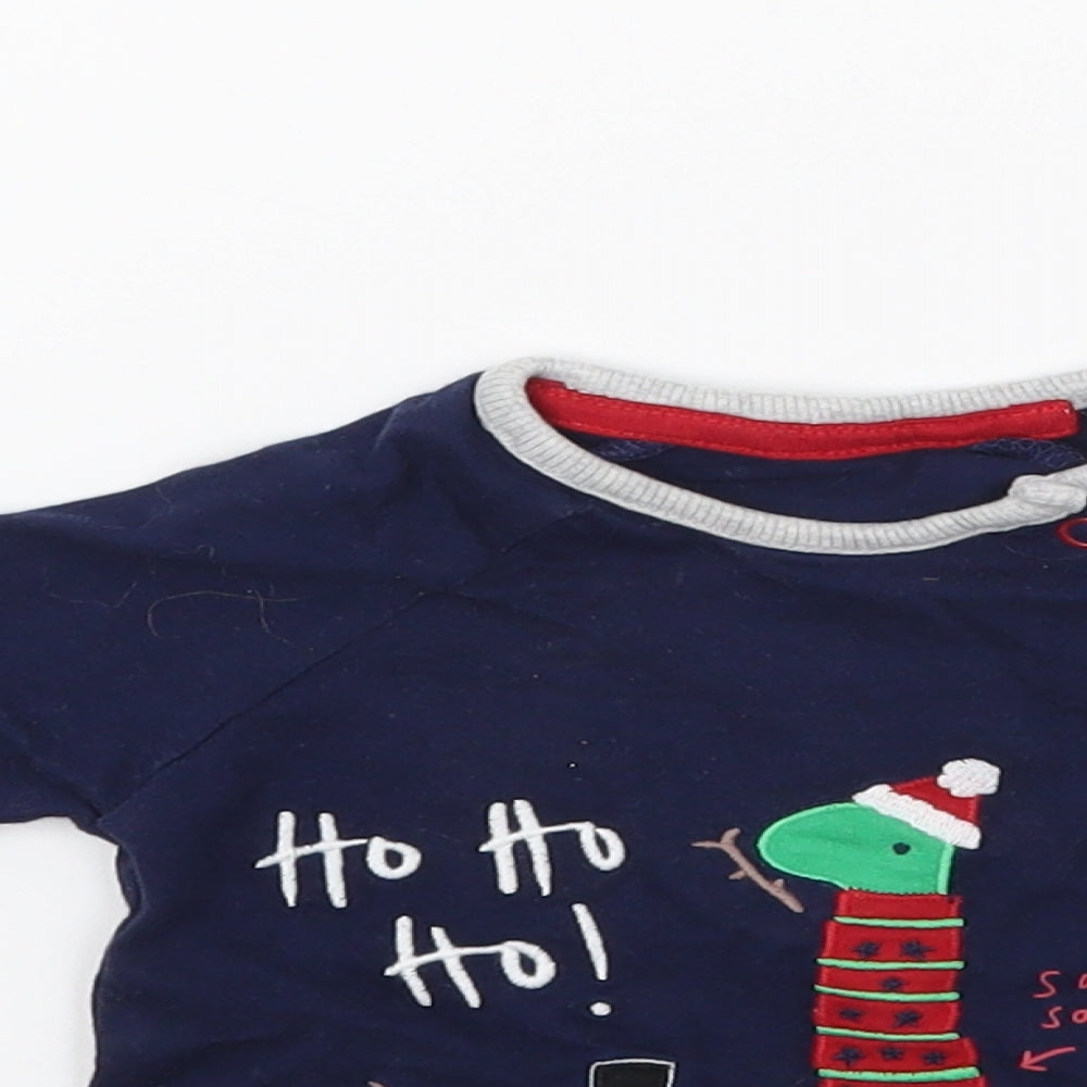 George Boys Blue   Basic Casual Size 0-3 Months  - Christmas