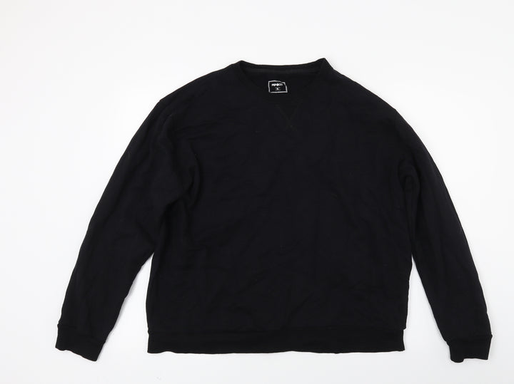 Pep & co Womens Black Pullover Sweatshirt Size XL